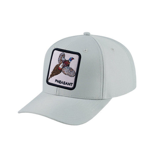 Pheasant V2 6-Panel Baseball Cap with Light Grey front and Light Grey back