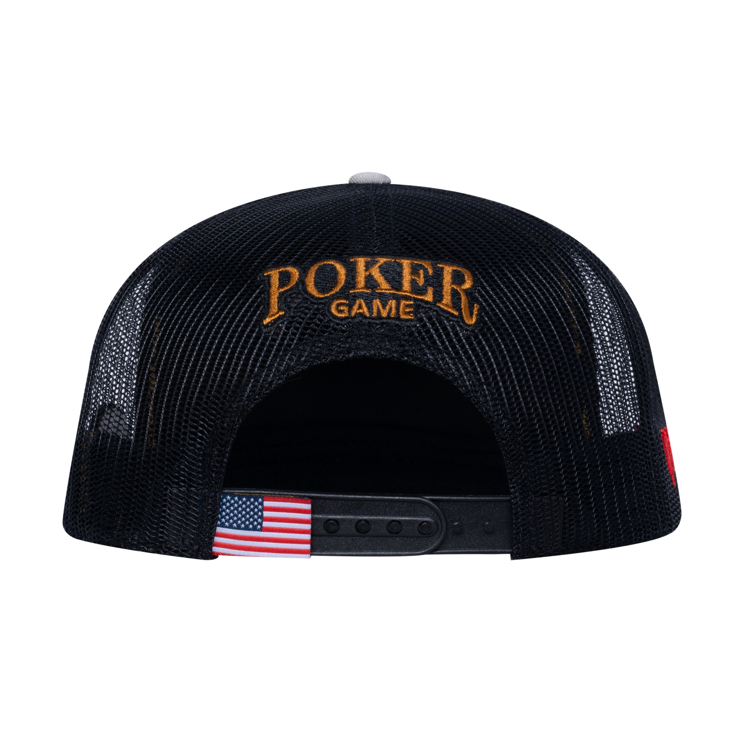 Poker 10JQKA 5-Panel Trucker Hat - T5-GREYCM-B-POKER2 gallery image 3