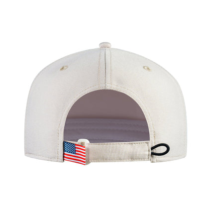 Tiger V2 6-Panel Baseball Cap with Beige front and Beige back