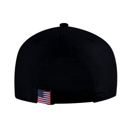 Taurus Zodiac V2 6-Panel Baseball Cap with Black front and Black back