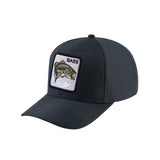 Bass V2 6-Panel Baseball Cap with Dark Grey front and Dark Grey back