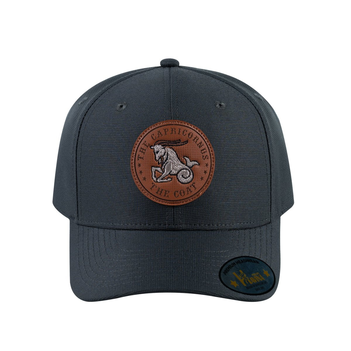 Capricorn Zodiac V2 6-Panel Baseball Cap with Dark Grey front and Dark Grey back