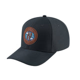 Pisces Zodiac V2 6-Panel Baseball Cap with Dark Grey front and Dark Grey back