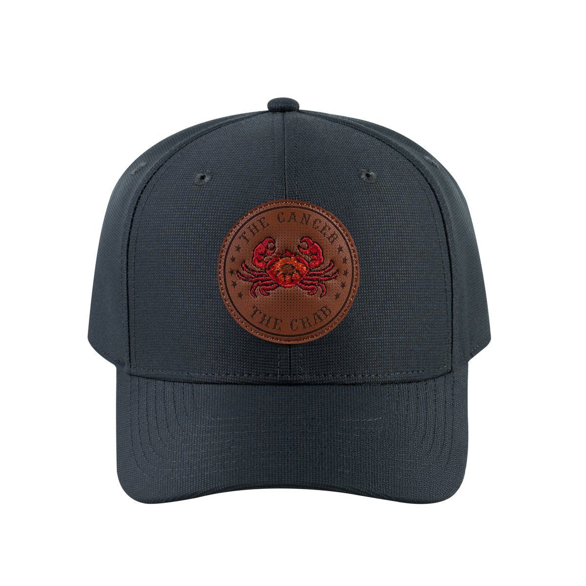 Cancer Zodiac V2 6-Panel Baseball Cap with Dark Grey front and Dark Grey back