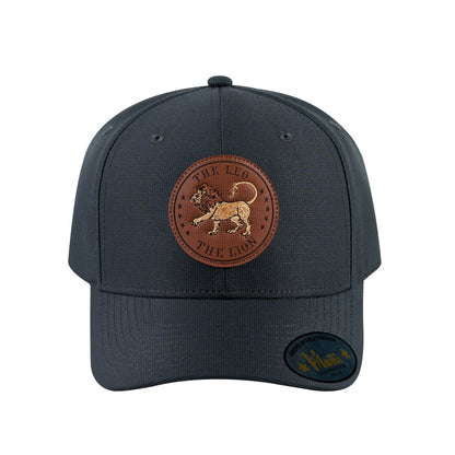 Leo Zodiac V2 6-Panel Baseball Cap with Dark Grey front and Dark Grey back