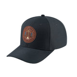 Libra Zodiac V2 6-Panel Baseball Cap with Dark Grey front and Dark Grey back