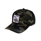 Quail V2 6-Panel Baseball Cap with Green Camo front and Green Camo back