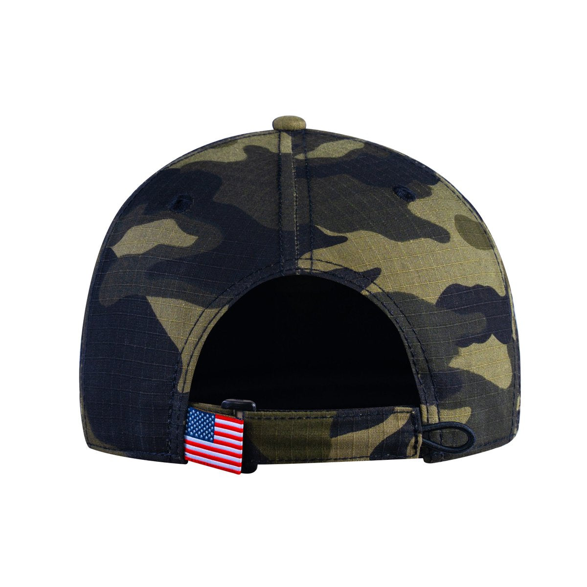 Aquarius Zodiac V2 6-Panel Baseball Cap with Green Camo front and Green Camo back