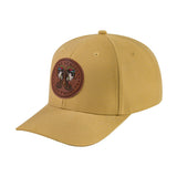 Gemini Zodiac V2 6-Panel Baseball Cap with Khaki front and Khaki back