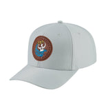 Aquarius Zodiac V2 6-Panel Baseball Cap with Light Grey front and Light Grey back