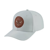 Taurus Zodiac V2 6-Panel Baseball Cap with Light Grey front and Light Grey back