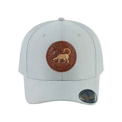 Leo Zodiac V2 6-Panel Baseball Cap with Light Grey front and Light Grey back
