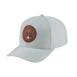 Libra Zodiac V2 6-Panel Baseball Cap with Light Grey front and Light Grey back