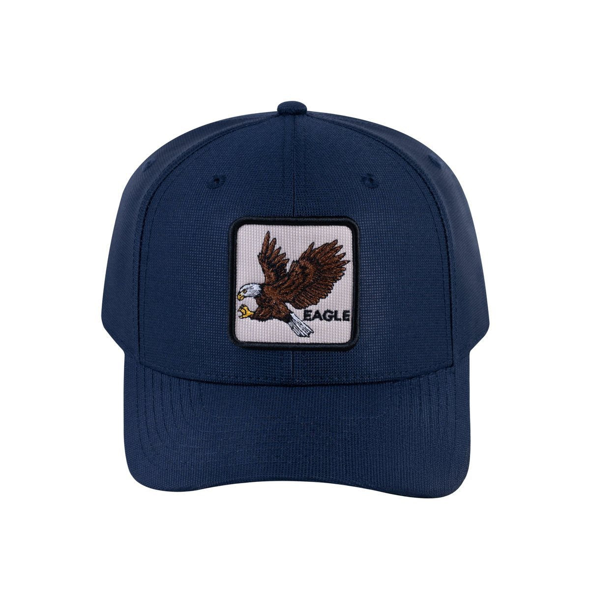 Eagle V2 6-Panel Baseball Cap with Navy front and Navy back