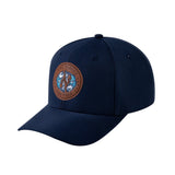 Pisces Zodiac V2 6-Panel Baseball Cap with Navy front and Navy back