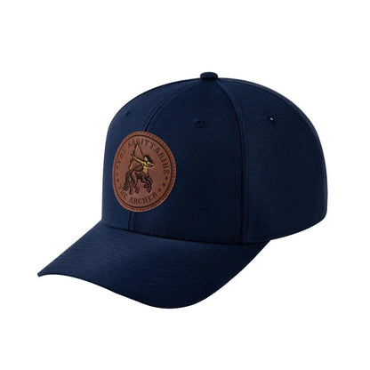 Sagittarius Zodiac V2 6-Panel Baseball Cap with Navy front and Navy back