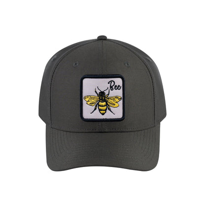 Bee V2 6-Panel Baseball Cap with Olive front and Olive back
