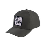 Fishing V2 6-Panel Baseball Cap with Dark Grey front and Dark Grey back