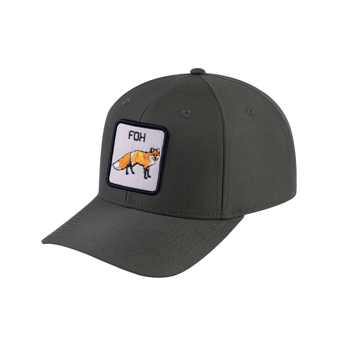 Fox V2 6-Panel Baseball Cap with Olive front and Olive back