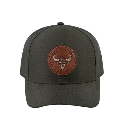 Taurus Zodiac V2 6-Panel Baseball Cap with Olive front and Olive back