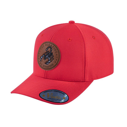 Scorpio Zodiac V2 6-Panel Baseball Cap with Red front and Red back
