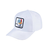 Chicken V2 6-Panel Baseball Cap with White front and White back