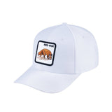 Red Fox V2 6-Panel Baseball Cap with White front and White back