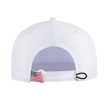 Pheasant V2 6-Panel Baseball Cap with White front and White back