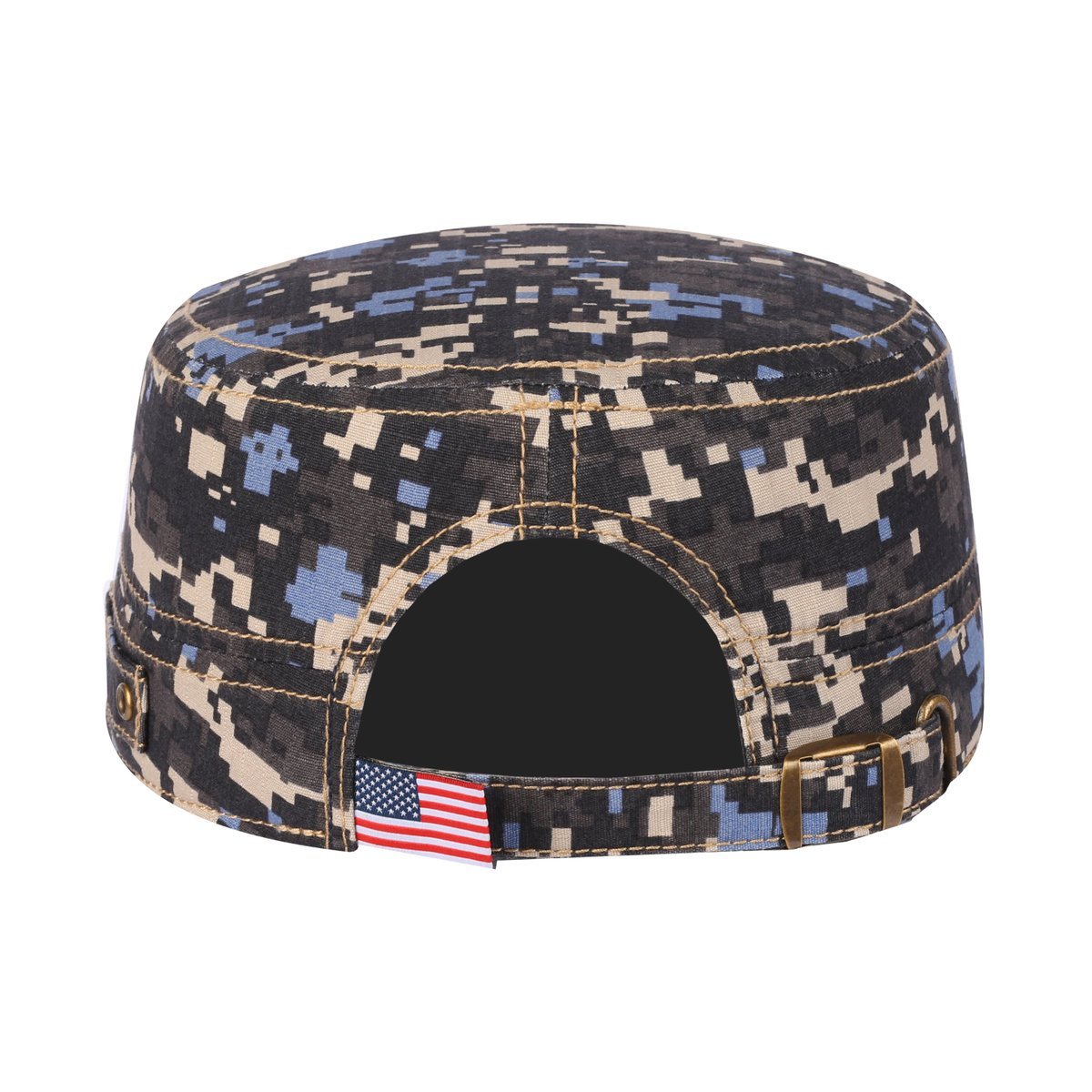 USA Military Hat with Navy Camo front and Navy Camo back