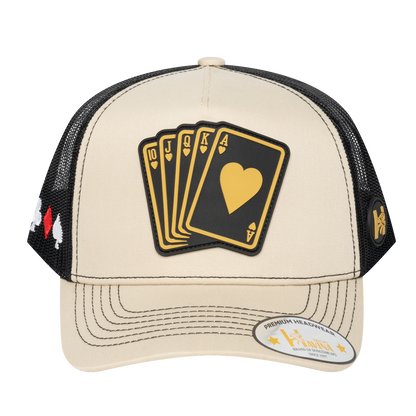 Poker 10JQKA 5-Panel Trucker Hat - T5-BETC-B-POKER1 gallery image base