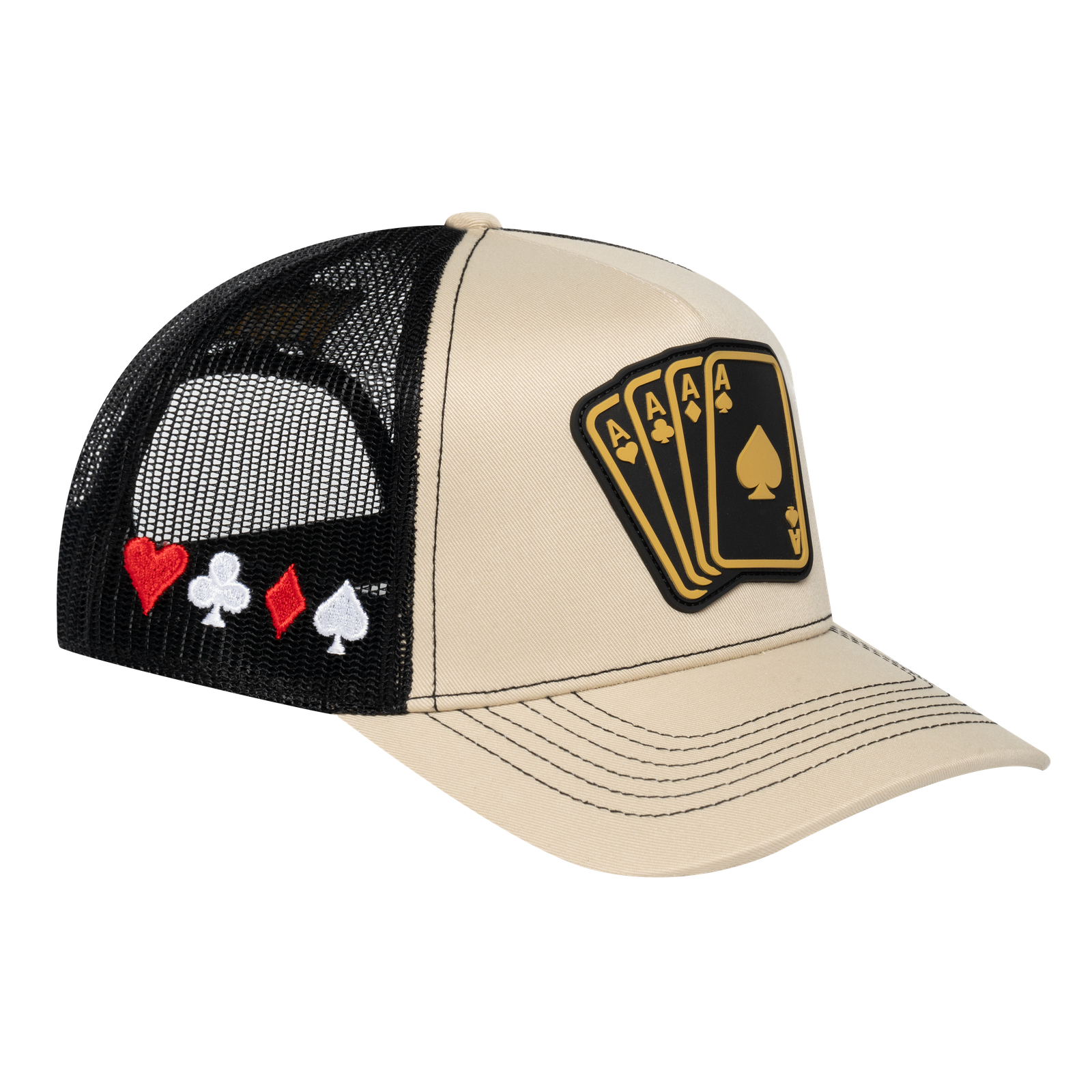 Winner Poker 10JQKA 5-Panel Trucker Hat - T5-BETC-B-WINNER1 gallery image 1