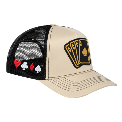 Winner Poker 10JQKA 5-Panel Trucker Hat - T5-BETC-B-WINNER1 gallery image 1
