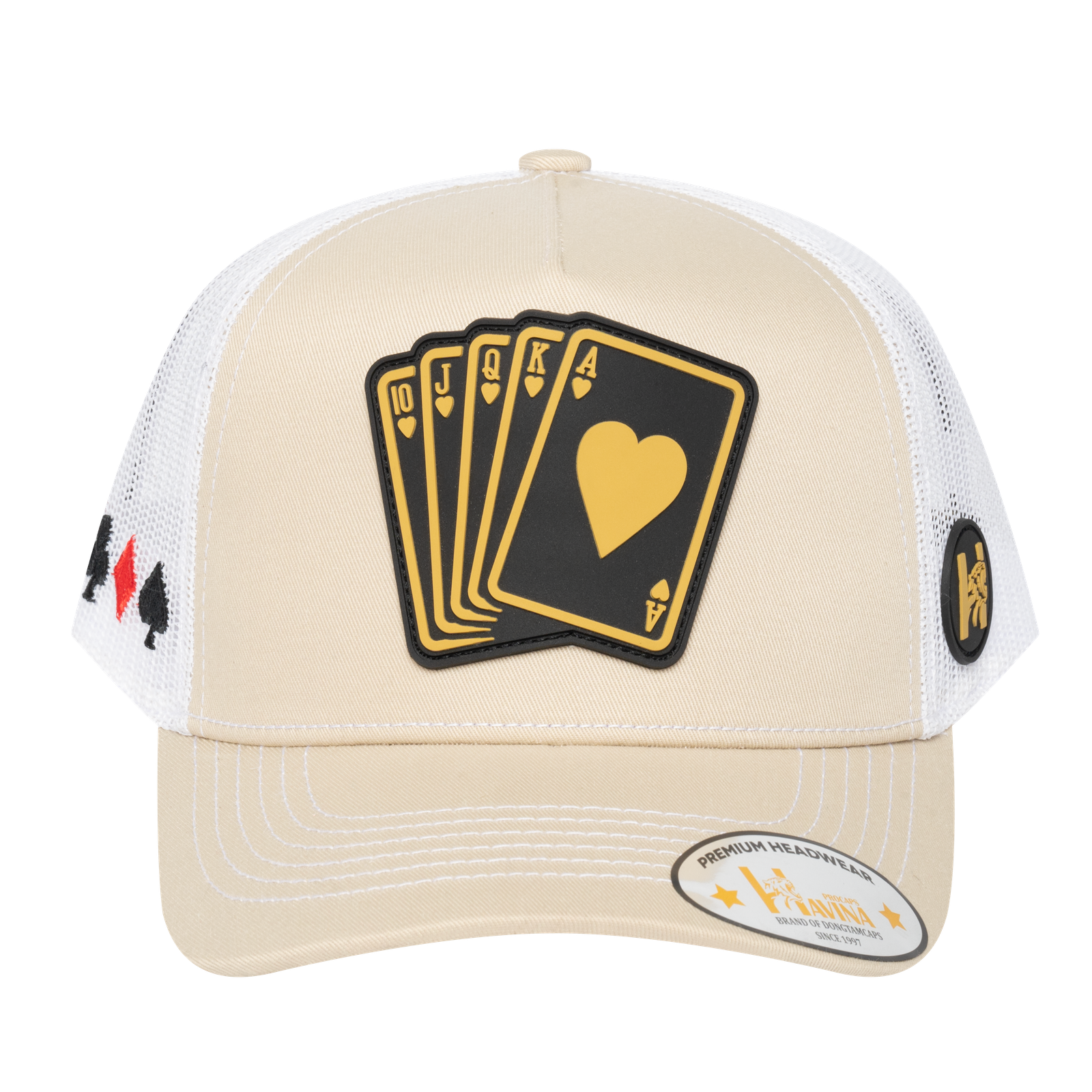 Poker 10JQKA 5-Panel Trucker Hat - T5-BETC-W-POKER1 gallery image base