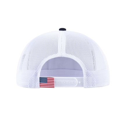 Wolf V2 5-Panel Trucker Hat with Black front and White back