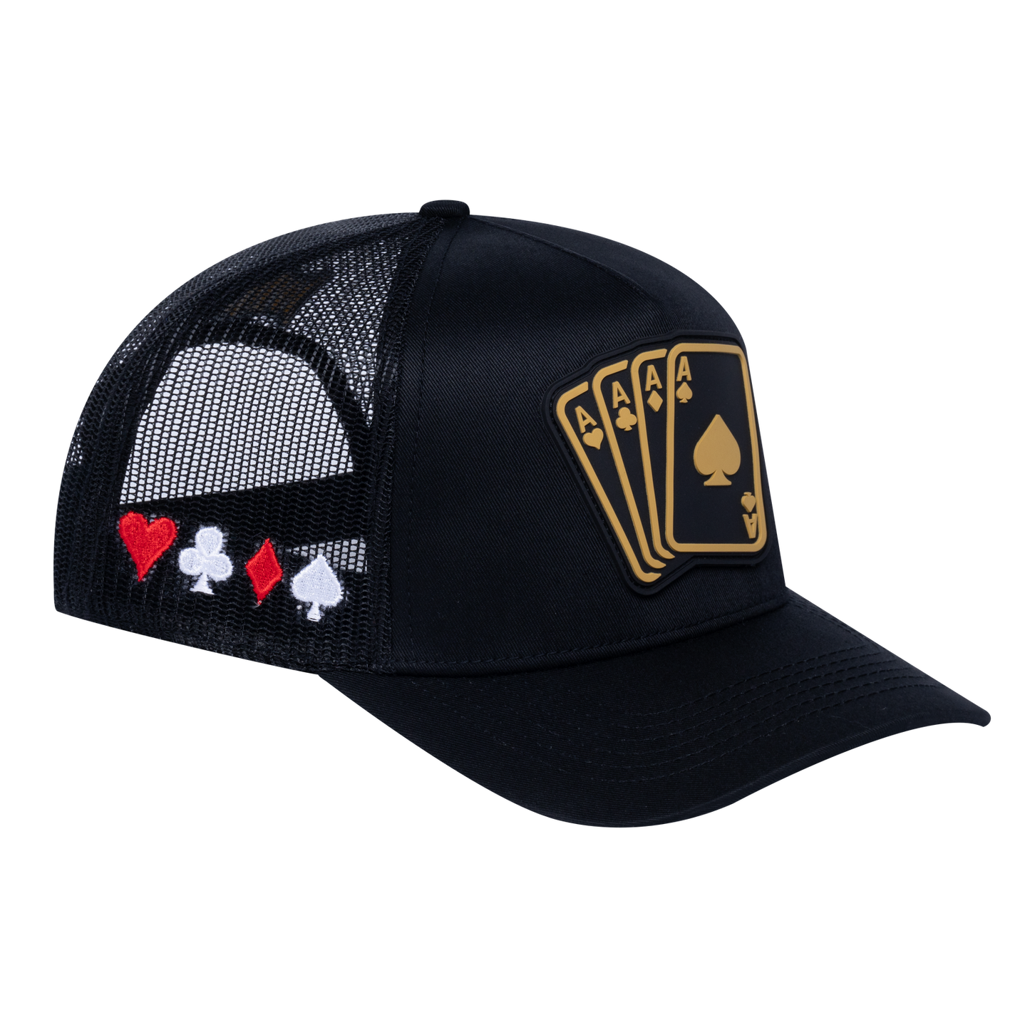 Winner Poker 10JQKA 5-Panel Trucker Hat - T5-BTC-B-WINNER1 gallery image 1