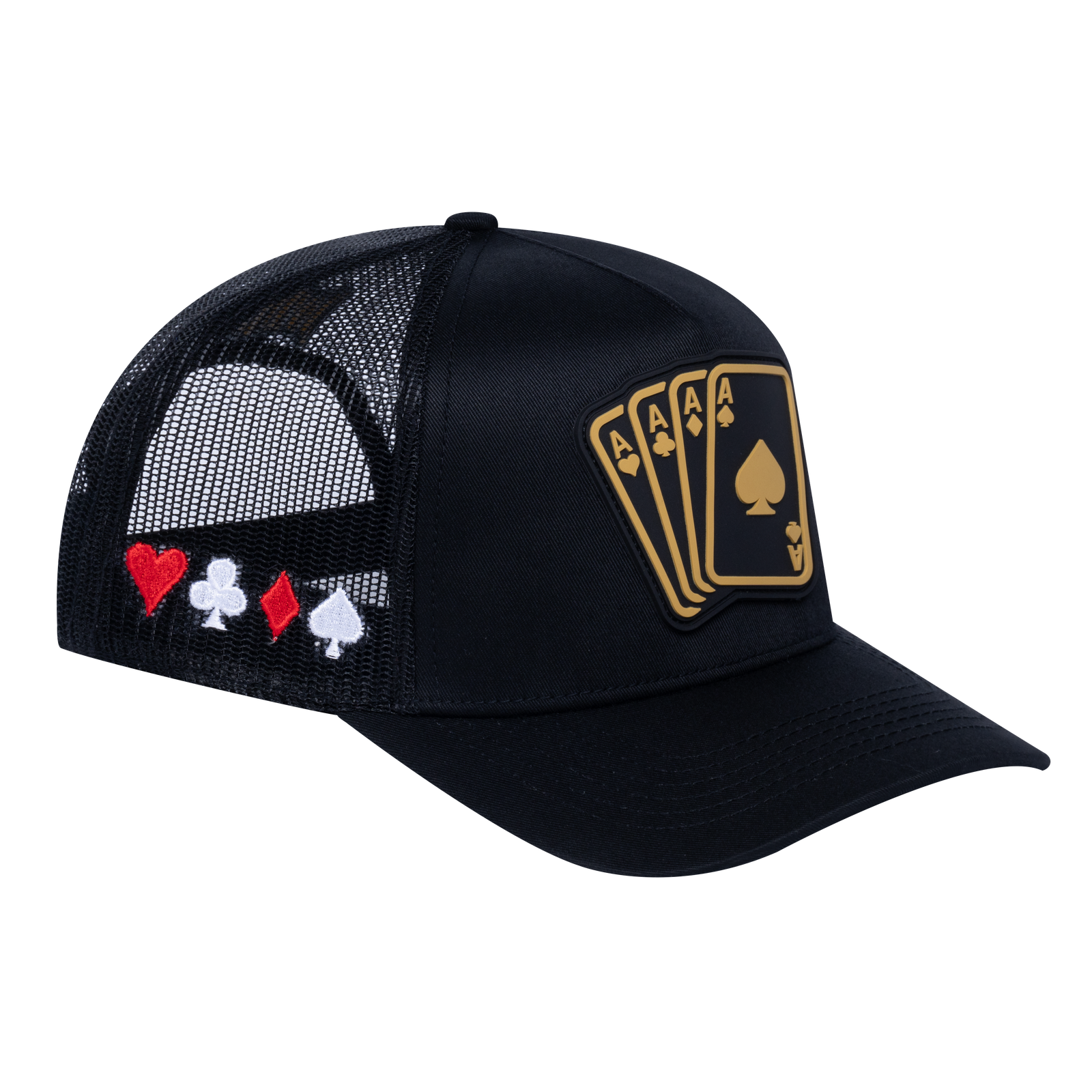 Winner Poker 10JQKA 5-Panel Trucker Hat - T5-BTC-B-WINNER1 gallery image 1