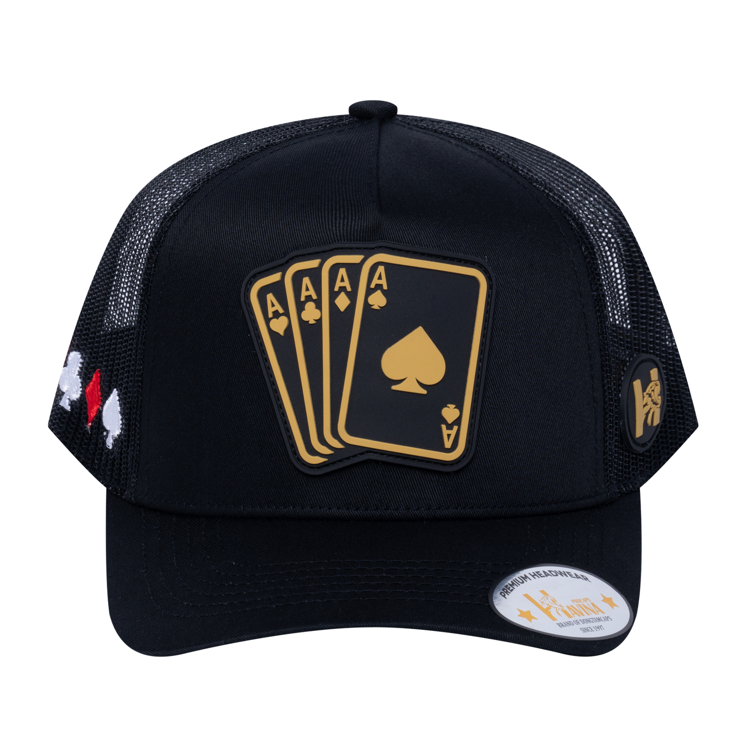 Winner Poker 10JQKA 5-Panel Trucker Hat - T5-BTC-B-WINNER1 gallery image base