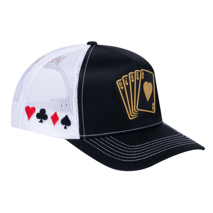 Poker 10JQKA 5-Panel Trucker Hat - T5-BTC-W-POKER1 gallery image 1