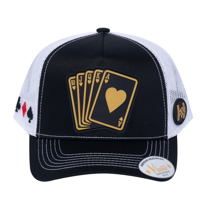 Poker 10JQKA 5-Panel Trucker Hat - T5-BTC-W-POKER1 gallery image base