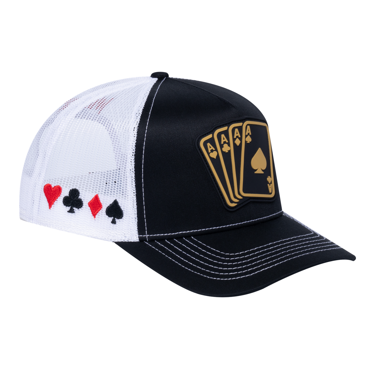 Winner Poker 10JQKA 5-Panel Trucker Hat - T5-BTC-W-WINNER1 gallery image 1