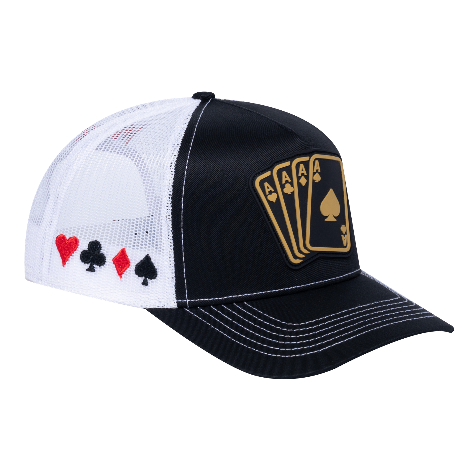 Winner Poker 10JQKA 5-Panel Trucker Hat - T5-BTC-W-WINNER1 gallery image 1