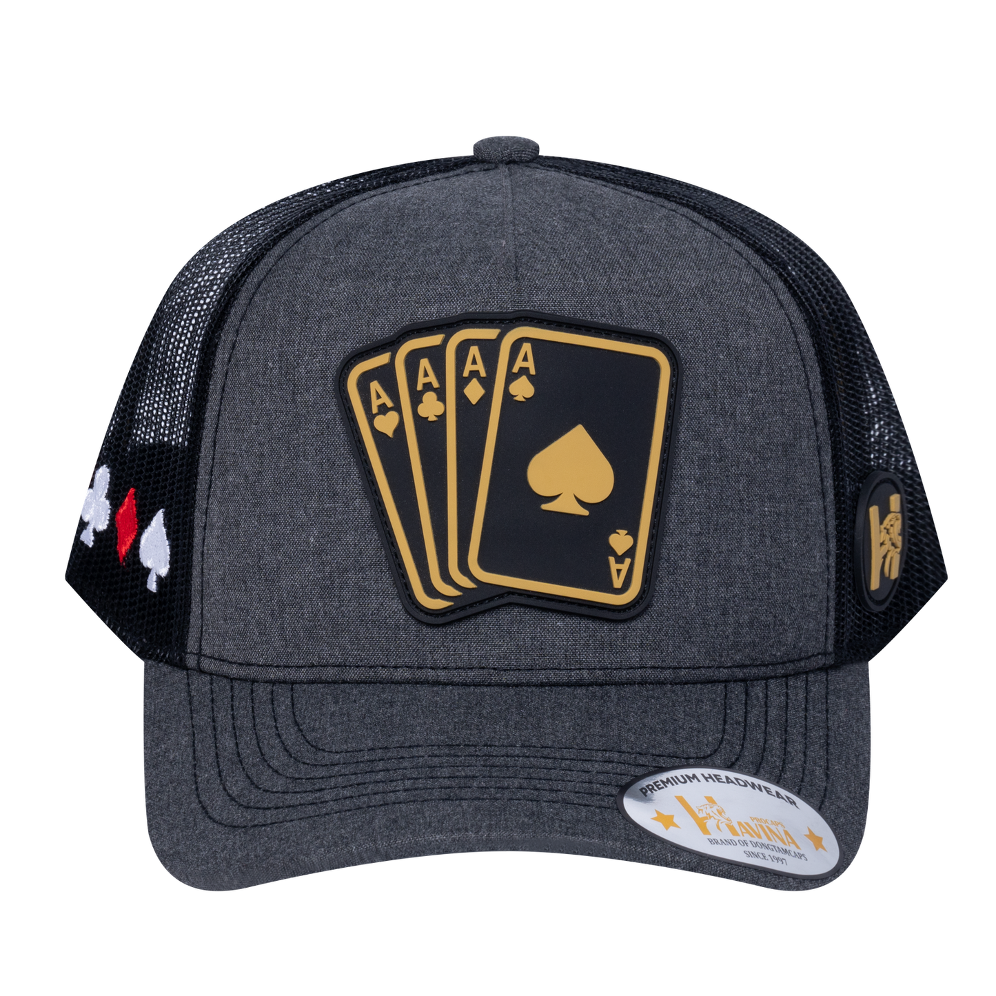 Winner Poker 10JQKA 5-Panel Trucker Hat - T5-DGHT-B-WINNER1 gallery image base