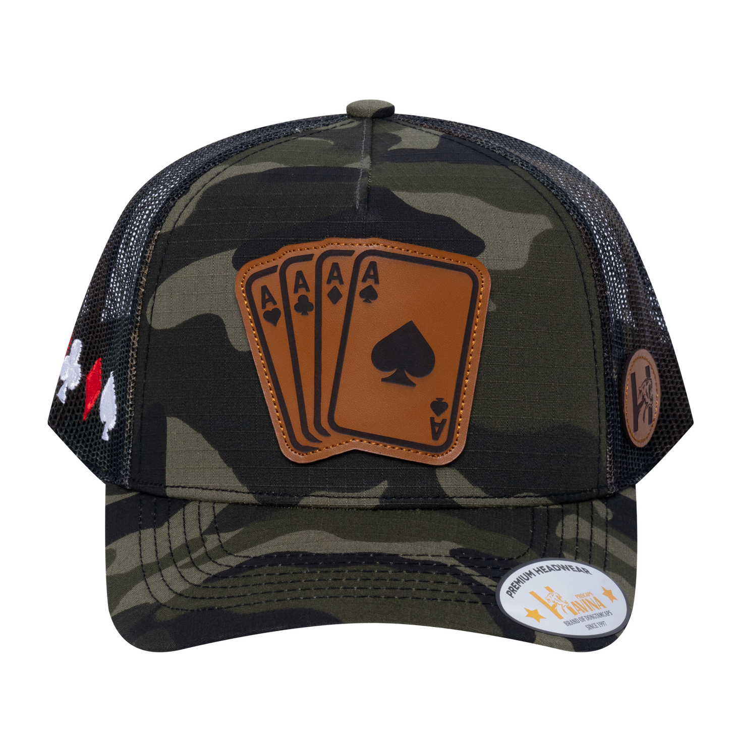 Winner Poker 10JQKA 5-Panel Trucker Hat - T5-GREENCM-GREENCM-WINNER2 gallery image 3