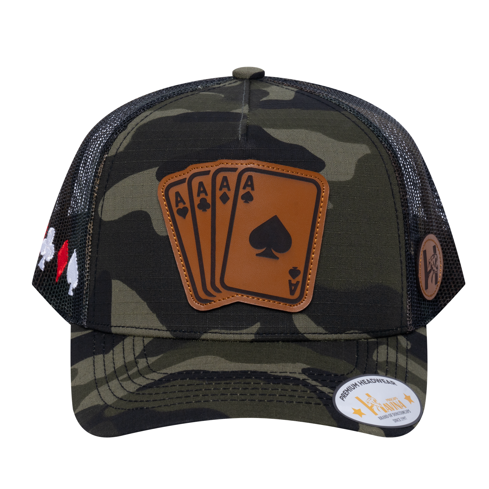 Winner Poker 10JQKA 5-Panel Trucker Hat - T5-GREENCM-GREENCM-WINNER2 gallery image 3