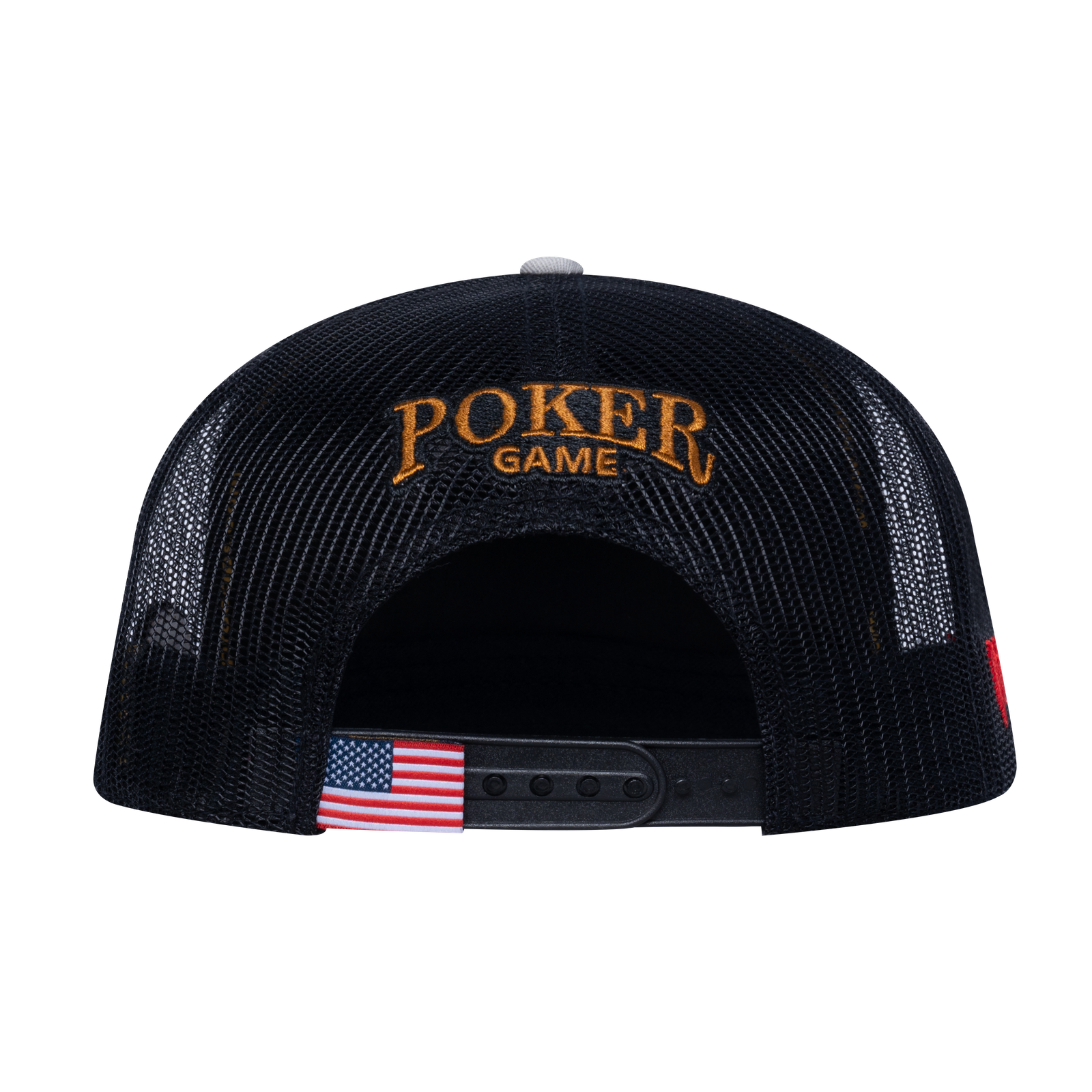 Poker 10JQKA 5-Panel Trucker Hat - T5-GREYCM-B-POKER2 gallery image 3