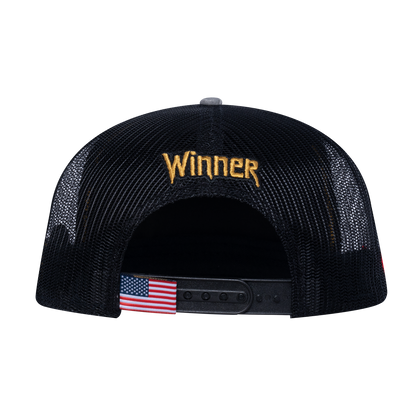 Winner Poker 10JQKA 5-Panel Trucker Hat - T5-GREYCM-B-WINNER1 gallery image 3