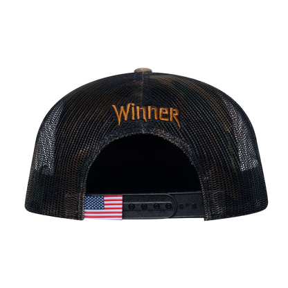 Winner Poker 10JQKA 5-Panel Trucker Hat - T5-KHAKICM1-GREENCM-WINNER2 gallery image 3