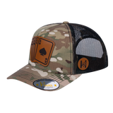 Four Aces Poker Patch 5-Panel Trucker Hat