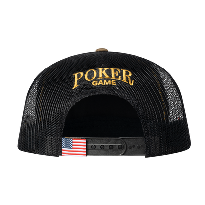 Poker 10JQKA 5-Panel Trucker Hat - T5-LBTC-B-POKER1 gallery image 3