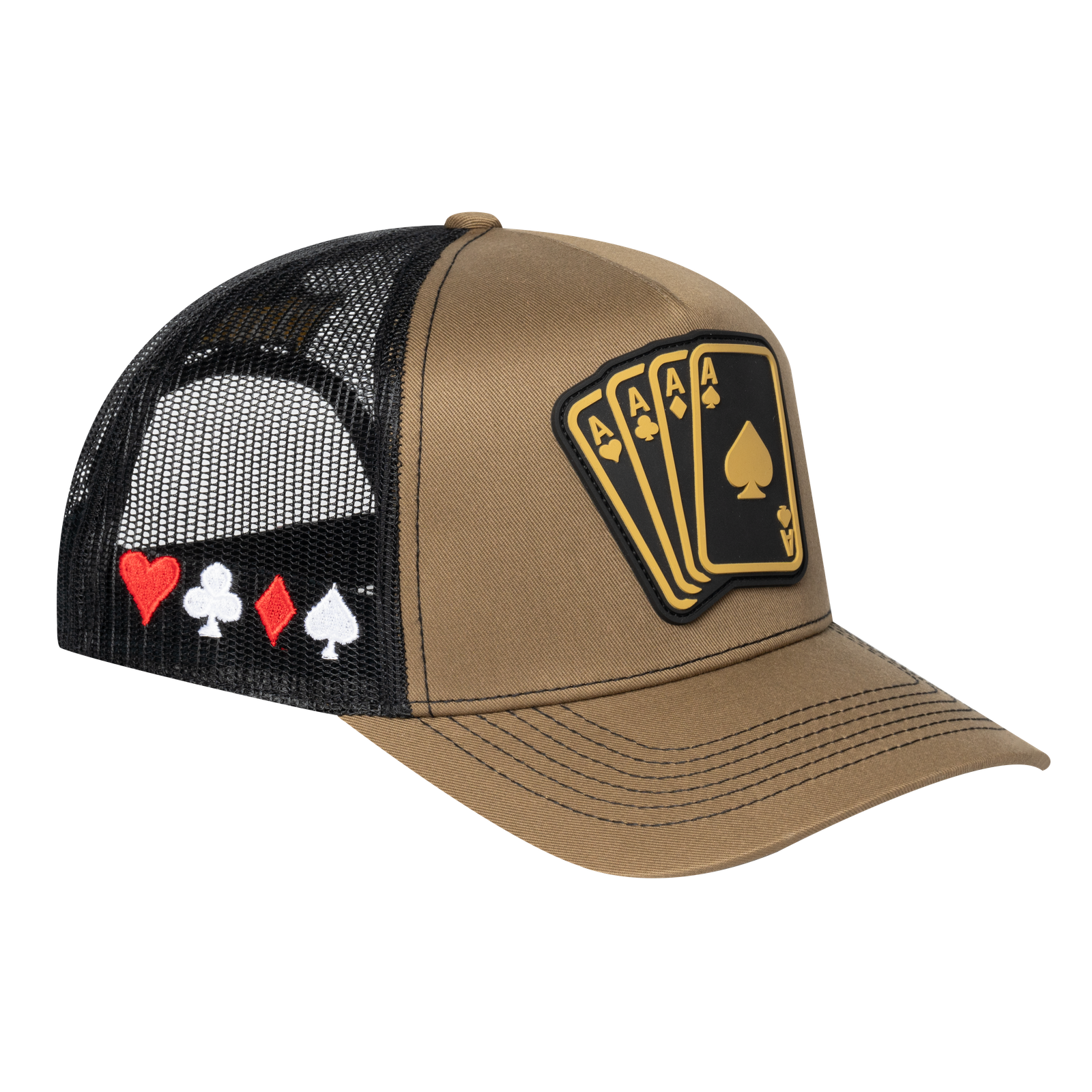 Winner Poker 10JQKA 5-Panel Trucker Hat - T5-LBTC-B-WINNER1 gallery image 1